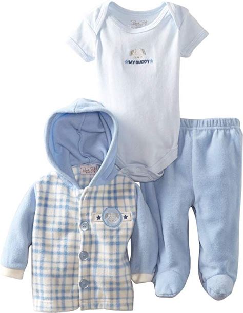 Rene Rofe Baby Newborn Boys My Buddy 3 Piece Set Blue