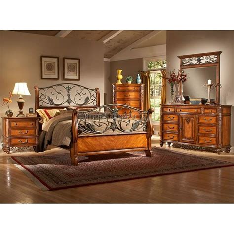 This link is to an external site that may or may not meet accessibility guidelines. Tuscany Panel Bedroom Set | Tuscan bedroom, Tuscan ...