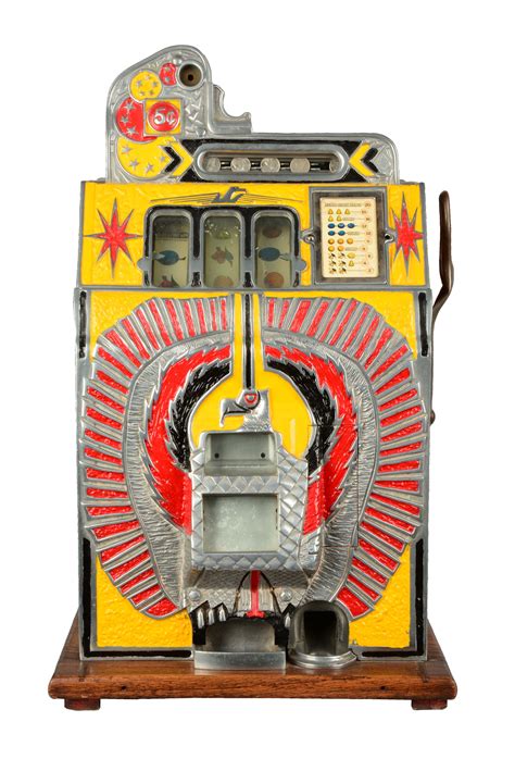 Lot Detail 5¢ Millsrock Ola Silent War Eagle Conversion Slot Machine
