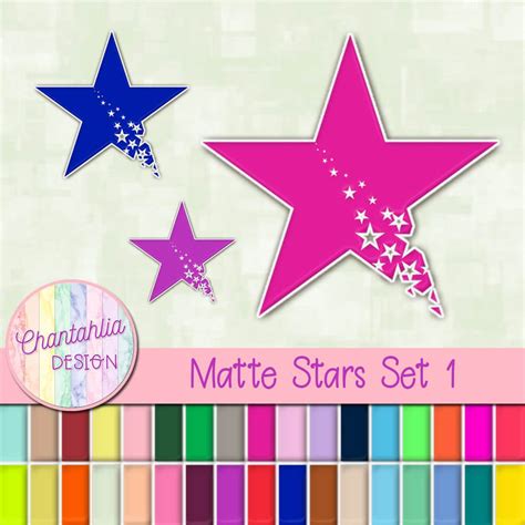 Matte Stars Set 1 Chantahlia Design