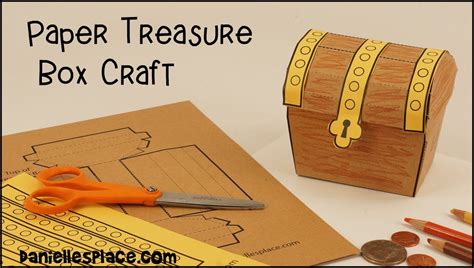 Paper Treasure Box Craft View It And Do It Craft Bible Crafts