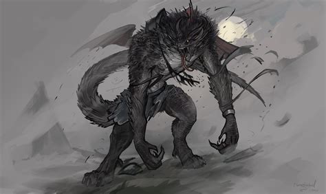 Dragonborn Lycanthrope By Themefinland On Deviantart