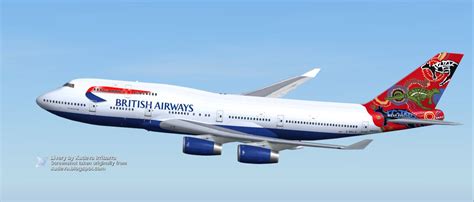 british airways boeing 747 436 g bnls wunala dreaming world tails series british airways