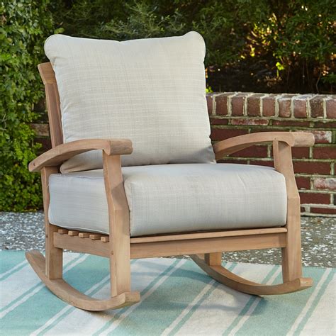With an outdoor rocking chair that's designed to last for generations on your porch or back patio, you can finally enjoy the contoured support and comfort you need without worrying about continual maintenance. Outdoor Wooden Rocking Chairs For Sale Teak Modern Ideas ...