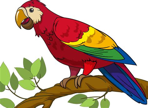 Cute Parrot Clip Art