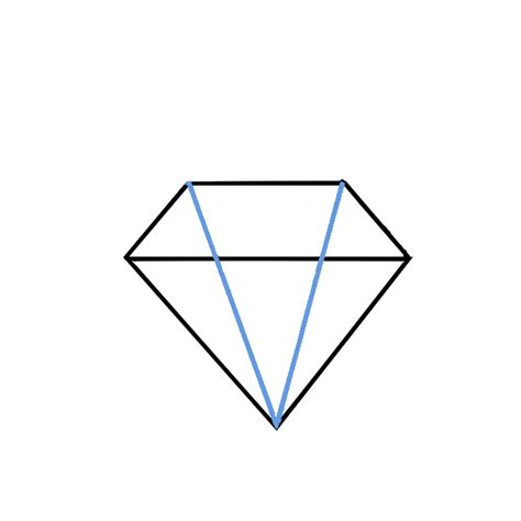 How To Draw A Diamond Step By Step Easy Drawing Guides Drawing Howtos