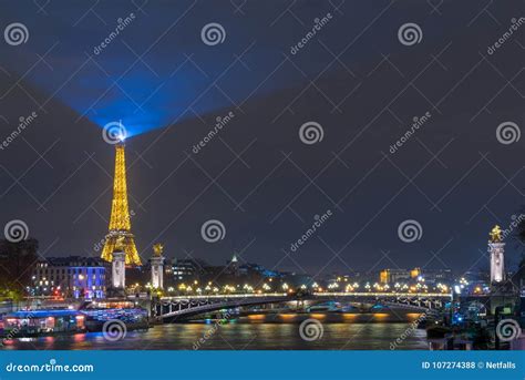 Bridge Of The Alexandre Iii Paris Editorial Stock Photo Image Of
