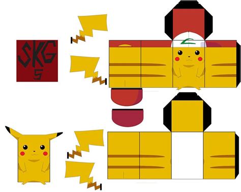 Je Ne Sais Pas Si Le Dernier Est Un Pokémon Paper Toys Paper Crafts