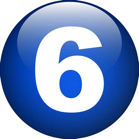 Number 6 PNG