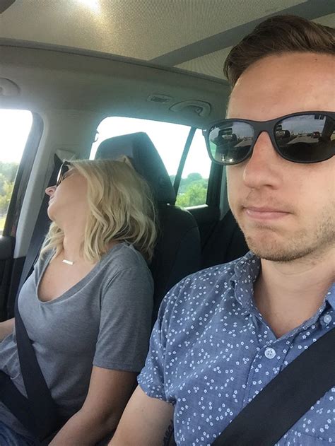 Husband Takes Photos From All The Fun Road Trips With His Wife And It S