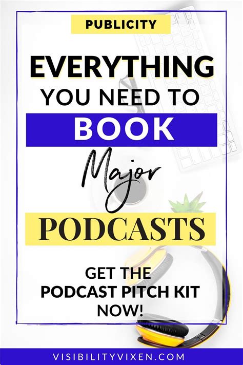 Podcast Pitch Kit Podcast Tips Online Business Marketing Business