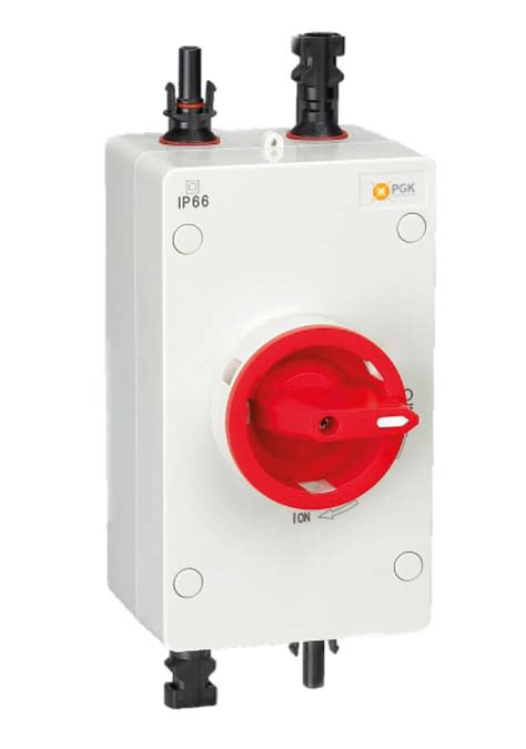 Pgk 1200 Volts 32 Amp 4 Pole Dc Isolator With Genuine Mc4 Connectors
