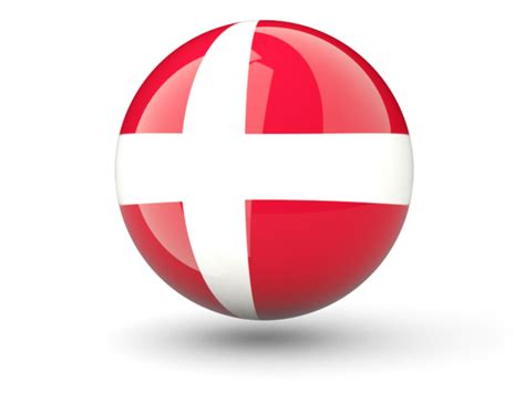 Current flag of denmark with a history of the flag and information about denmark country. Sphere icon. Illustration of flag of Denmark