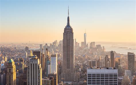 Download Wallpapers 4k Empire State Building Morning