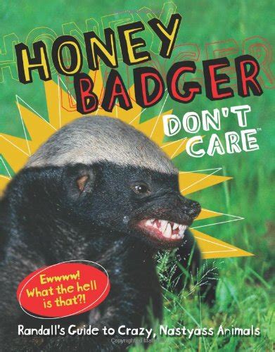Book Review Honey Badger Dont Care By Randall Cuddlebuggery Book Blog