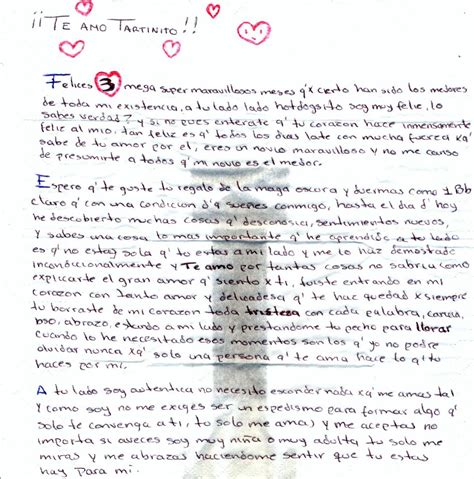 Carta De Amor Original Imagui