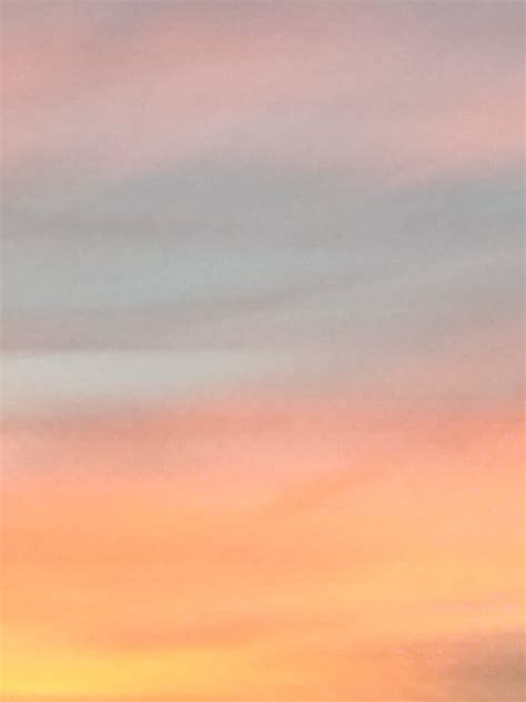Ombre Sunset Aesthetic Clouds Pastel Pink Sunsets Yellow Hd