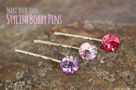 stylish bobby pins diy hair jewels bobby pin craft