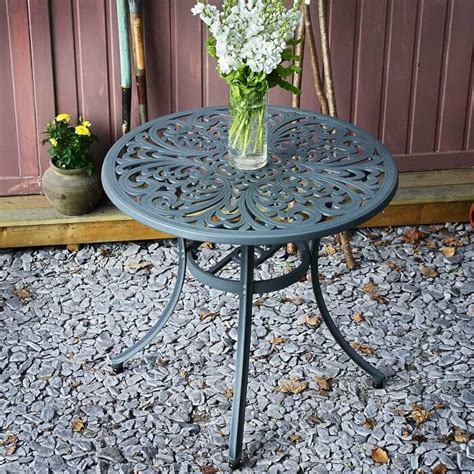 Jill Slate Patio Table Only Patio Furniture Lazy Susan