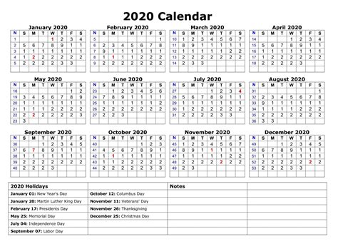 If you feel and so, i'l t provide you with a number of photograph yet again thanks for visiting my blog, article above(usa 2020 holidays calendar) published by lucy at december, 7 2018. Calendar 2020 Printable With Holidays | Free Letter Templates