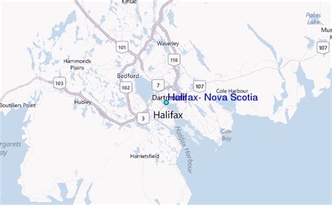 Halifax Nova Scotia Tide Station Location Guide