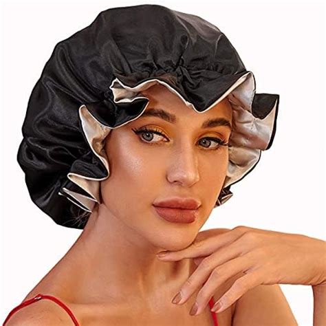 Silk Sleeping Cap Satin Bonnets Hair Bath Cap Silk Bonnet For Natural Hair Bonnet Satin Hair