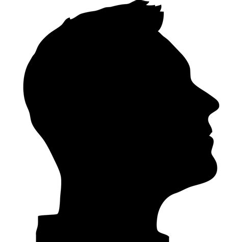 Free Man Side Profile Silhouette Download Free Man Side Profile