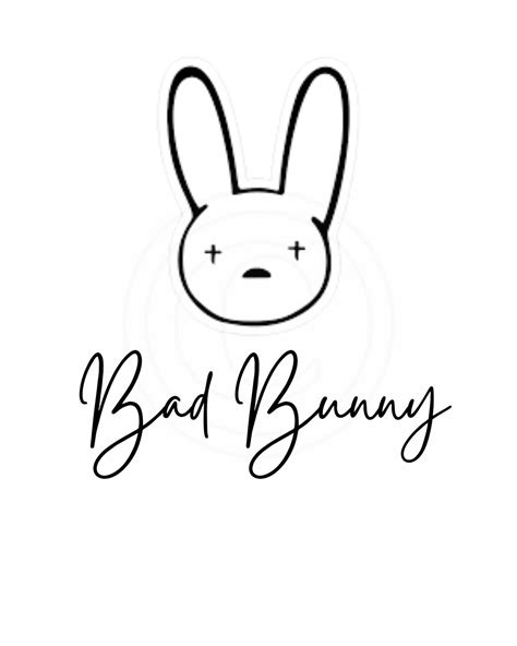 Printable Bad Bunny Wall Decor Bad Bunny Decor Bad Bunny Etsy