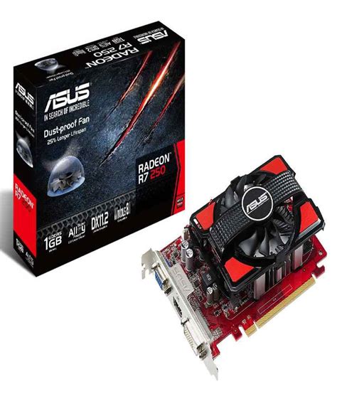 Windforce cooling, rgb lighting, pcb protection, and vr friendly features for the best gaming and vr experience! Asus AMD 1 GB DDR5 Graphics card - Buy Asus AMD 1 GB DDR5 Graphics card Online at Low Price in ...