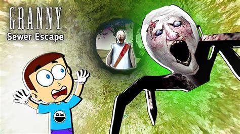 Granny New Update Sewer Escape Shiva And Kanzo Gameplay Youtube