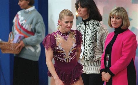Tonya Harding With Her Coach Diane Rawlinson And Her Choreographer Erica Baccus Before