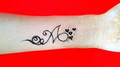 Diy A Letter Tattoo Design A Letter Mehndi Design A Letter Henna