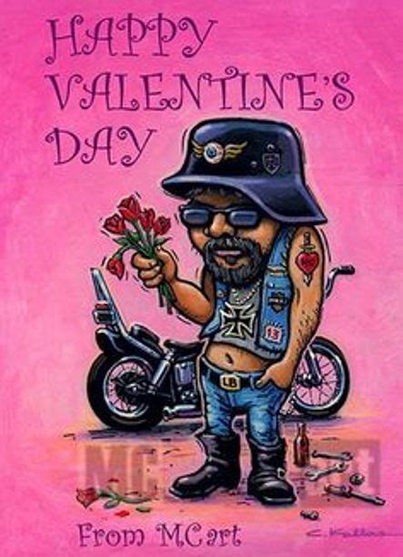 Biker Valentine Artis Mcart Valentine Picture Happy Valentines Day