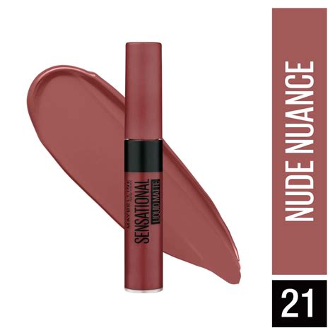Maybelline New York Sensational Liquid Matte Lipstick 21 Nude Nuance