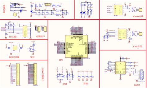 Stm32f103c8t6工控板的电路原理图免费下载 电子电路图电子技术资料网站