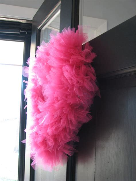 Cozy At Home Valentines Tulle Wreath