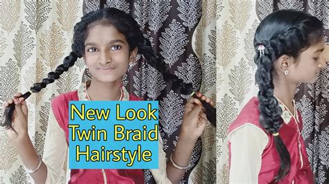 New Look Twin Braid Hairstyle Hairstyle Twin Hairstyle For Girls