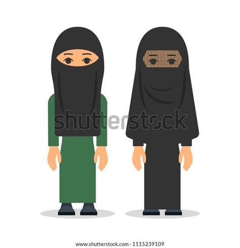 muslim woman arab woman hijab women stock vector royalty free 1115239109 shutterstock
