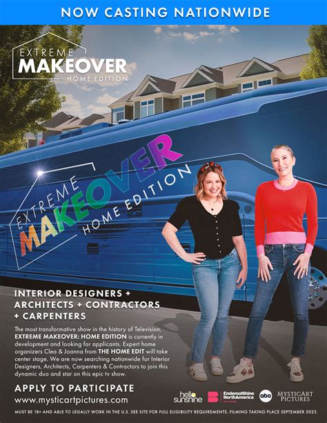 Mysticart Pictures Casting Extreme Makeover Home Edition Designers And Experts