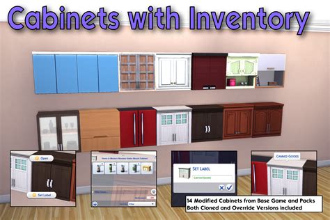 Sims 4 Cc Kitchen Cabinets