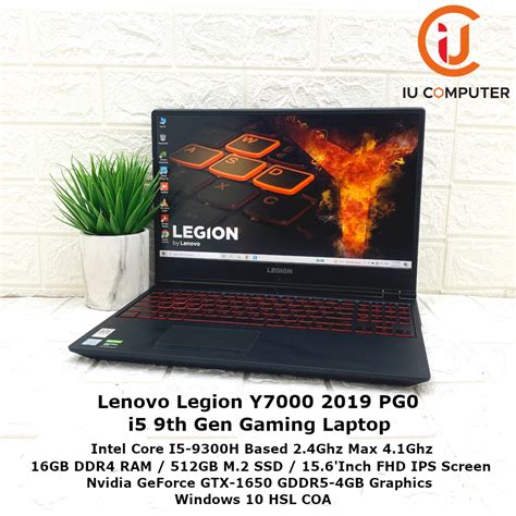 Lenovo Legion Y7000 2019 Pg0 Intel Core I5 9300h 16gb Ram 512gb Ssd Gtx