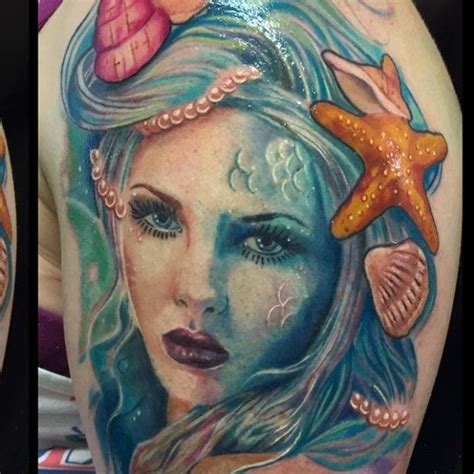 20 Stunning Mermaid Tattoos For The Sea Lovers Girly Tattoos Time Tattoos Unique Tattoos