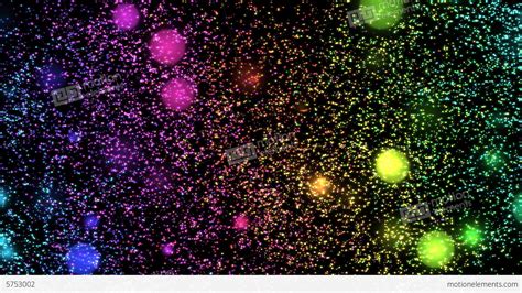 Glitter And Stars Decoration Background Rainbow Stock