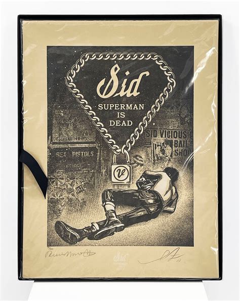 Shepard Fairey Sid Superman Is Dead 10 Letterpress Box Set N Signari Gallery
