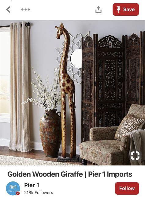 Crafted in metal with a natural, distressed ebony and ivory palette that is right on trend, their safari decor is as artfully captured as a travel snapshot. Pin by Amy on African Bedroom (With images) | Giraffe ...