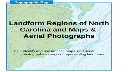 Landform Regions Of North Carolina And Maps And Aerial Photographs 206