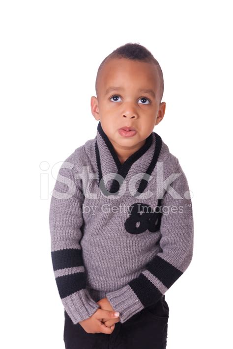 Portrait African American Little Boy Stock Photo Royalty Free