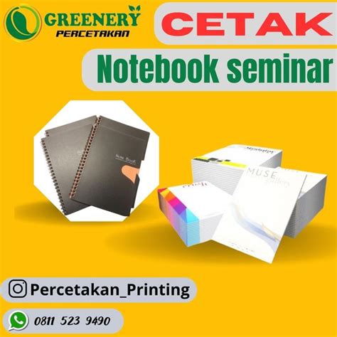 TERBAIK Cetak Notebook Seminar Palangkaraya Hub 0811 5239 490 WA In