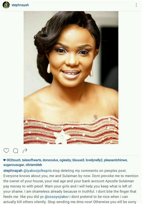 iyabo ojo linked to apostle suleman s sex scandal by lady stephanie ogbonna celebrities nigeria