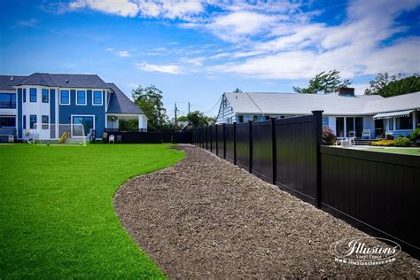 These simple steps will guide you through the fence design process and will help. Black PVC Vinyl Privacy Fencing Panels - Illusions Vinyl Fence